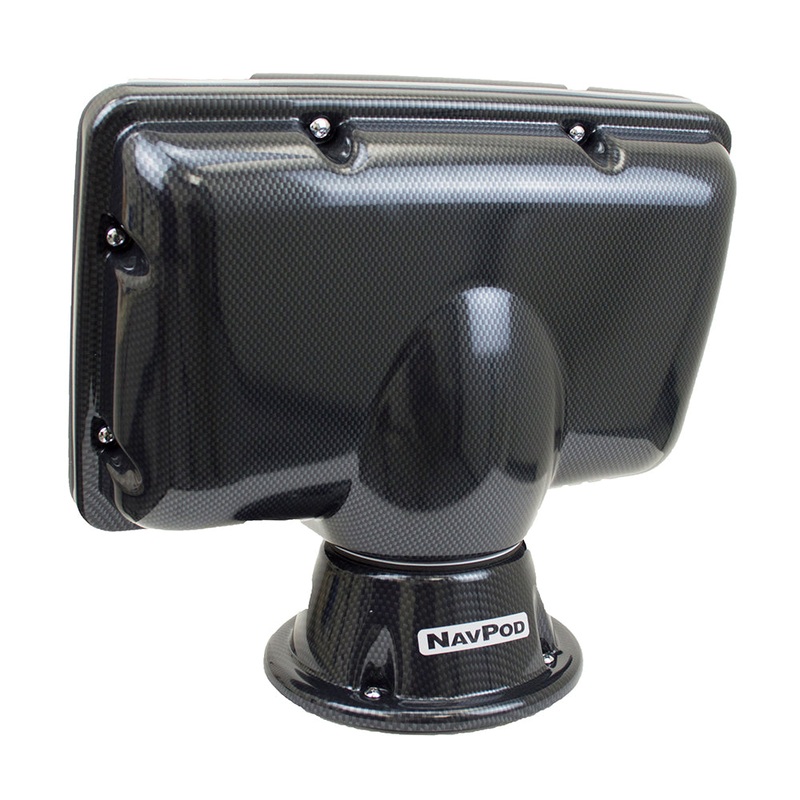 NavPod PowerPod Pre-Cut f/Simrad NSS12 evo & B&G Zeus 12 - Carbon Black