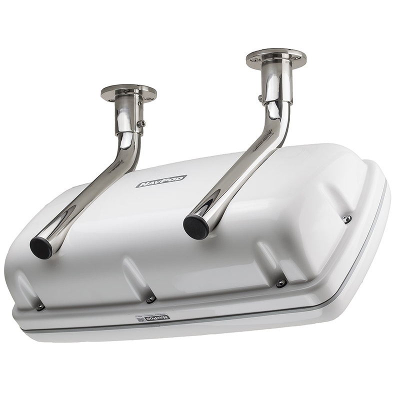 NavPod SystemPod Pre-Cut f/Simrad NSS9 evo & B&G Zeus 9 & 1 Instrument - 3.6" Hole f/9.5" Wide Guard