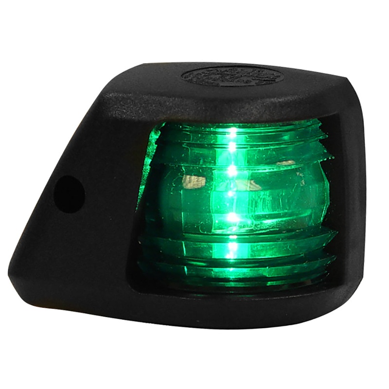 Aqua Signal Series 20 Starboard Side Mount Light - Black Housing