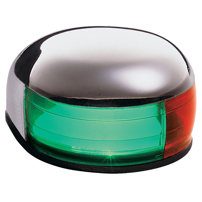 Aqua Signal Series 24 Bi-Color Deck Mount Light w/Tell Tale Indicator