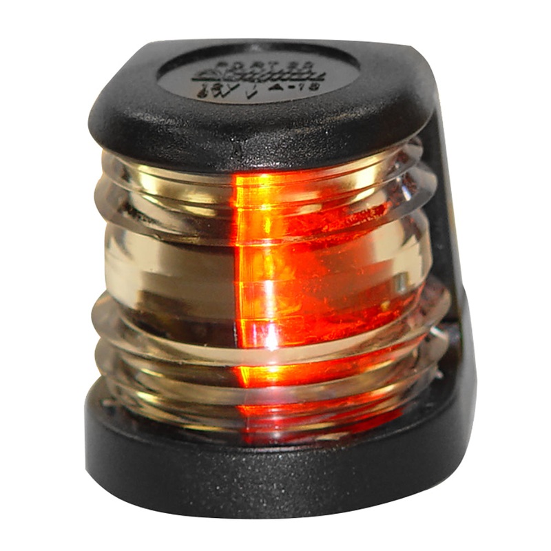 Aqua Signal Signal Series 20 Port Deck Mount Light - Black Housing