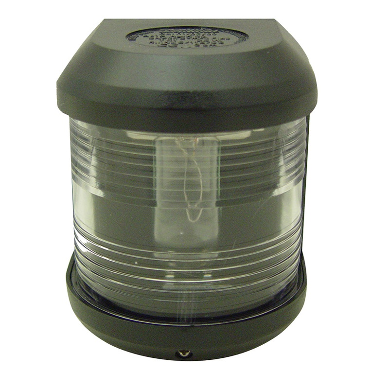 Aqua Signal Series 41 Masthead Side Mount Light - 25W- Black Housing