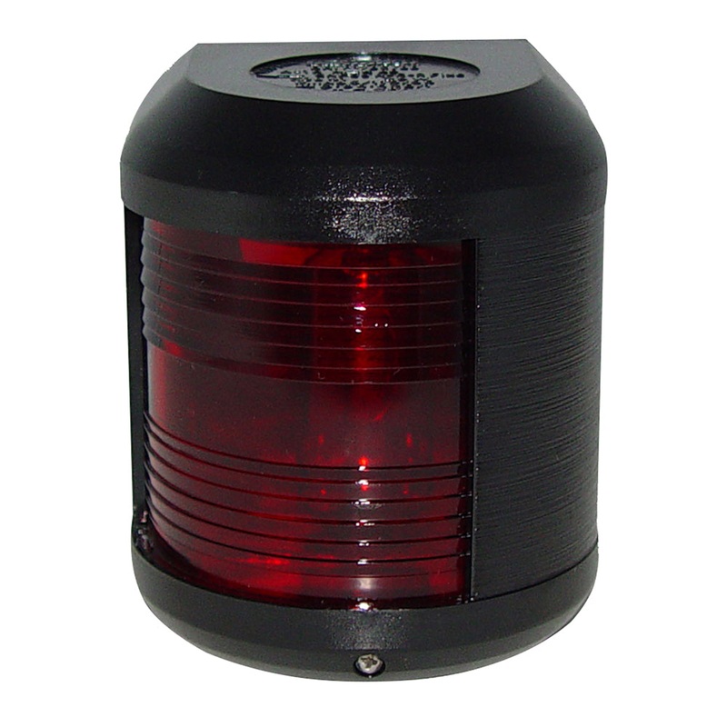 Aqua Signal Series 41 Port Side Mount Light - 25W- Black Housing