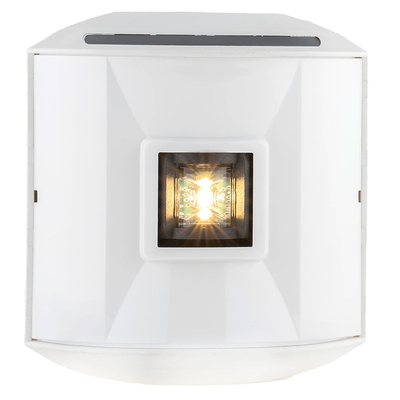 Aqua Signal Series 44 Stern Side Mount LED Light - 12V/24V - White Housing