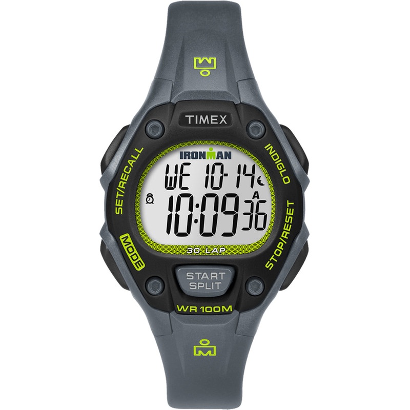 Timex IRONMAN Classic 30 Mid-Size Watch - Grey/Lime/Black