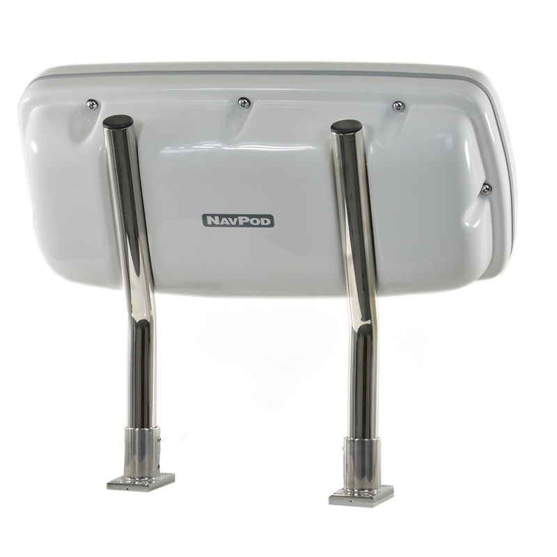 NavPod SystemPod Pre-Cut f/Simrad NSS12 evo3/B&G Zeus3 12 & 2 Instruments (Simrad IS42/B&G Triton/AP44 Square Hole) f/9.5 Wide Guard