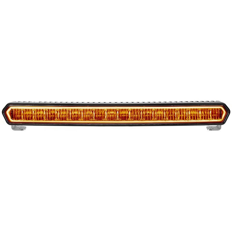 RIGID Industries SR-L Series 20" Off-Road LED Light Bar - Black w/Amber Halo Back Lighting