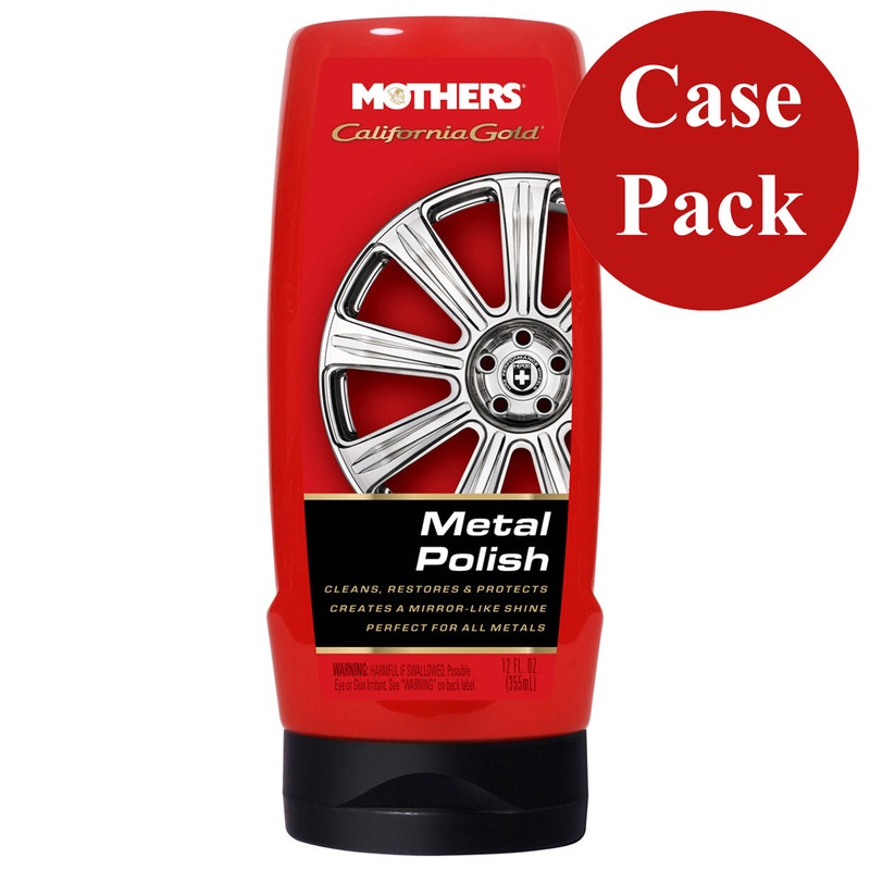 Mothers California Gold Metal Polish Liquid - 12oz *Case of 6*