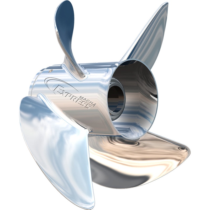 Turning Point Express Mach4 - Right Hand - Stainless Steel Propeller - EX-1423-4 - 4-Blade - 14" x 23 Pitch