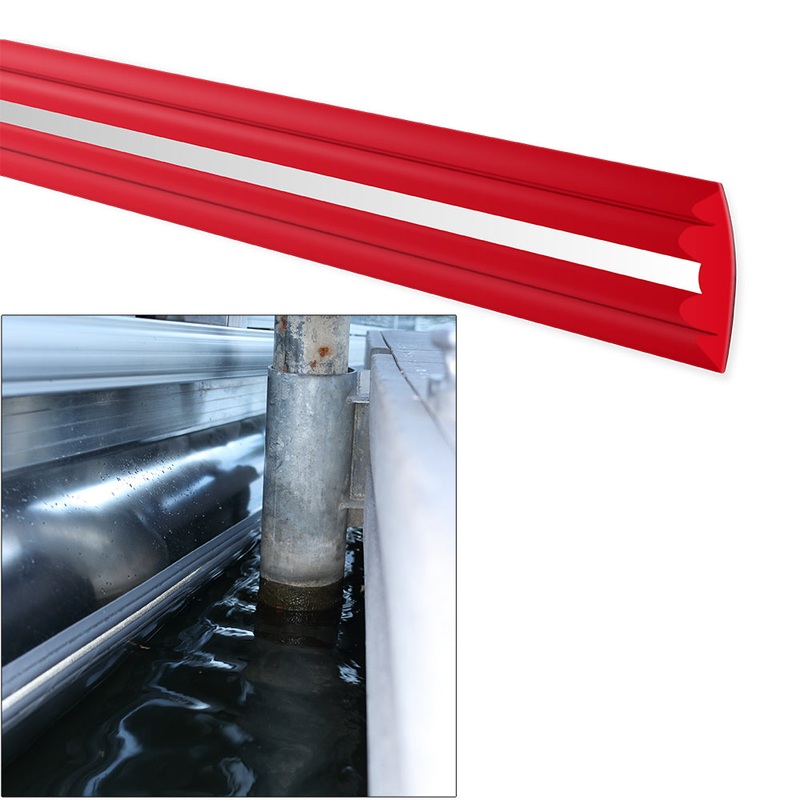 Megaware PontoonGuard - 32' Kit - (2) 16' Guards f/Pontoon Up To 21' - Red