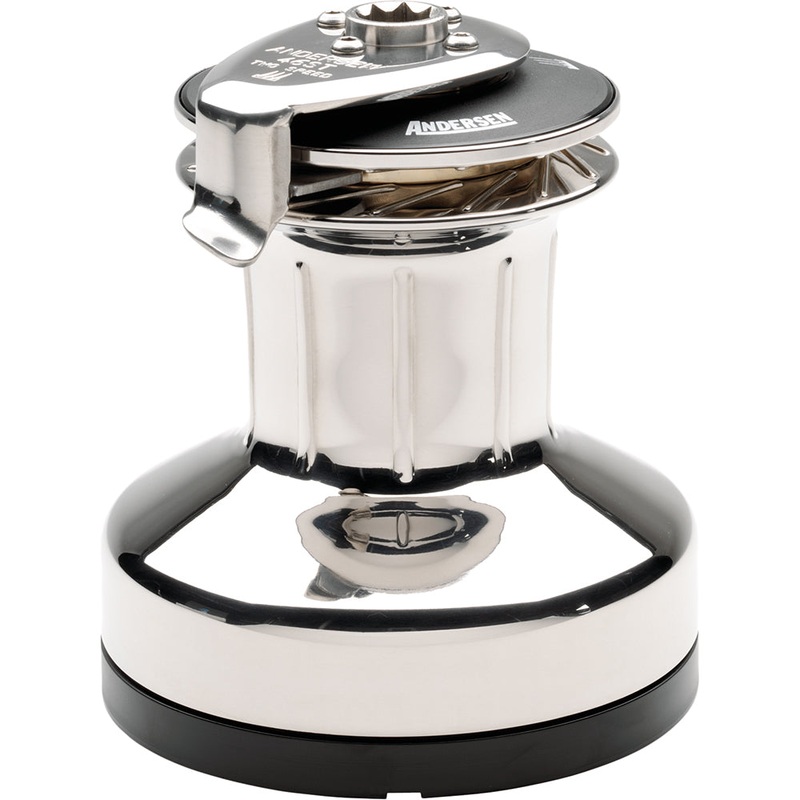 ANDERSEN 46 ST BT - 2-Speed Self-Tailing Manual Winch - Black Trim
