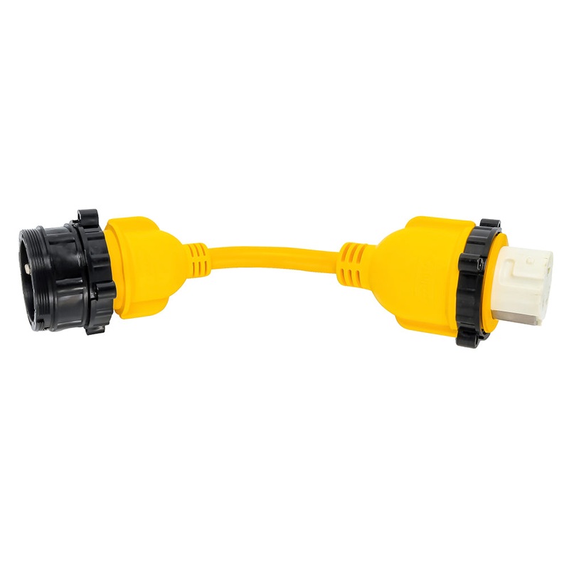 Camco 30AM/50AF Power Grip Marine 12" Dogbone - M-Lock/F-Locking Adapter