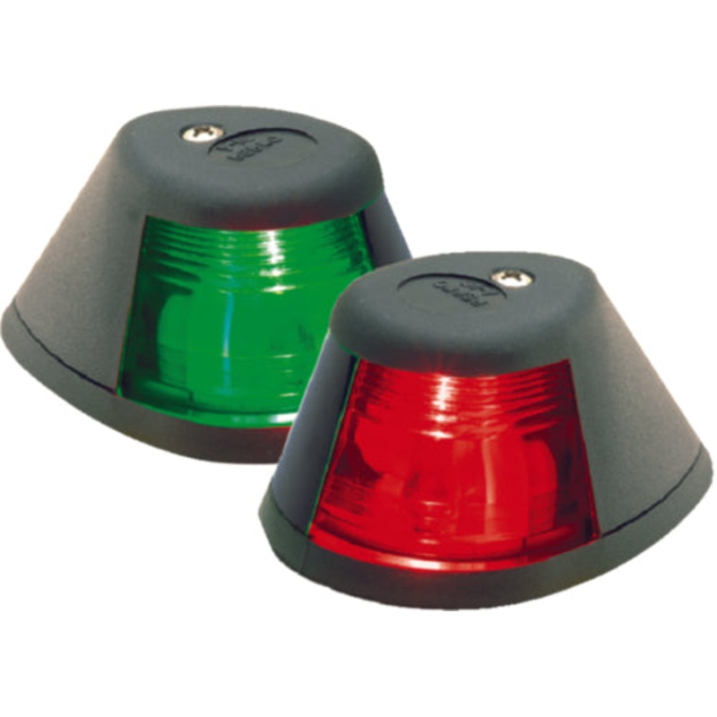 Perko 0253B00DP1 Horz Mt Side Lights - Black