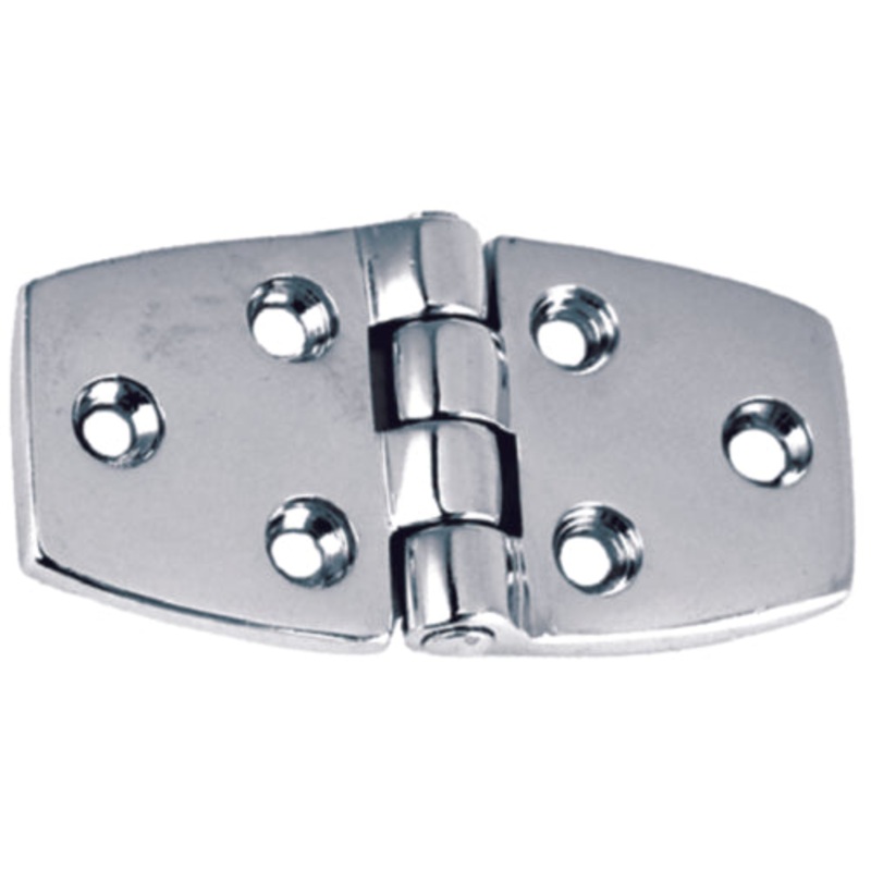 Perko 0951DP2CHR Hatch Hinge, Chrome/Bronze 4" x 1-1/2"