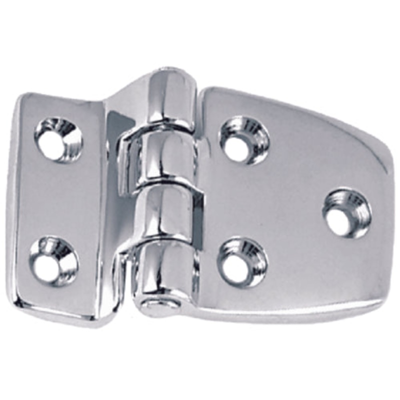 Perko 0987DP1CHR Shortside Hinge, Chrome/Bronze 2-1/4" x 1-1/2"