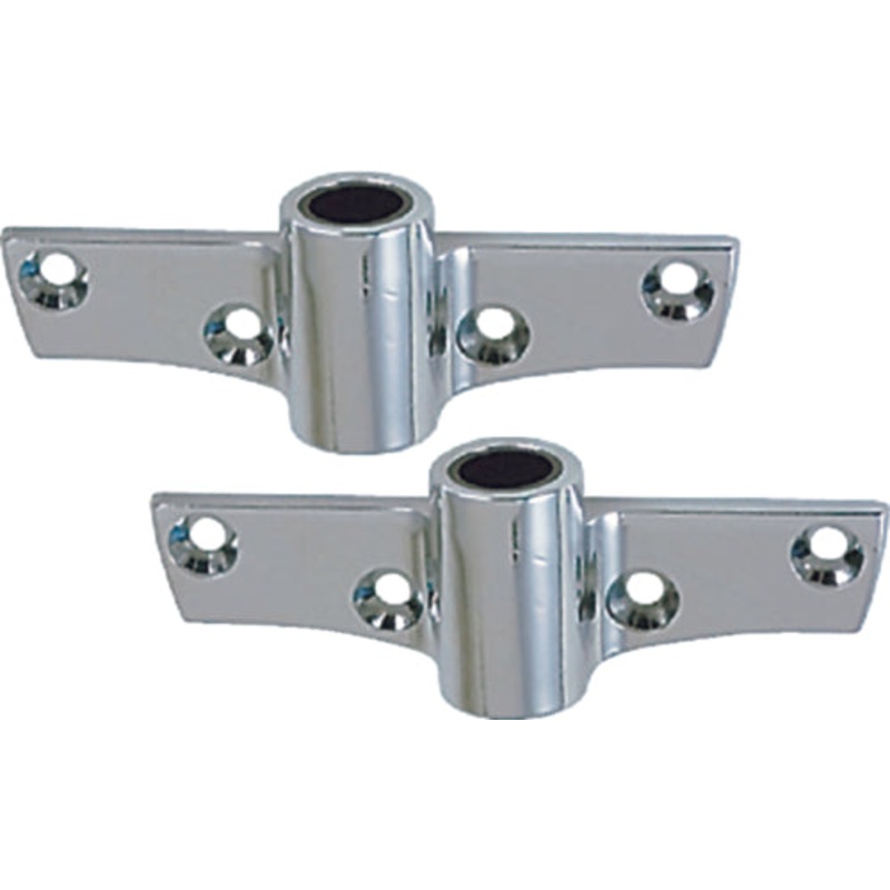Perko 1187DP0CHR Side Mount Rowlock Sockets, Pr.