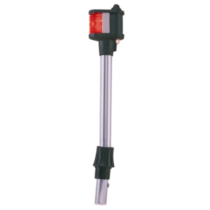 Perko 1212DP2CHR 12-1/2" Removable Bi-Color Light With Utility Light, 5 Degree Rake