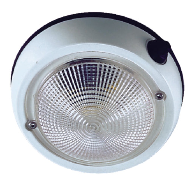 Perko 1253DP1WHT 4 Exterior Dome Light White