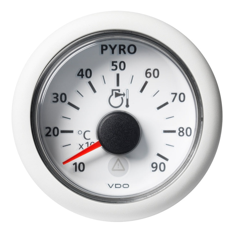 Veratron 52 MM (2-1/16") ViewLine Pyrometer - 100 to 900C - White Dial & Bezel