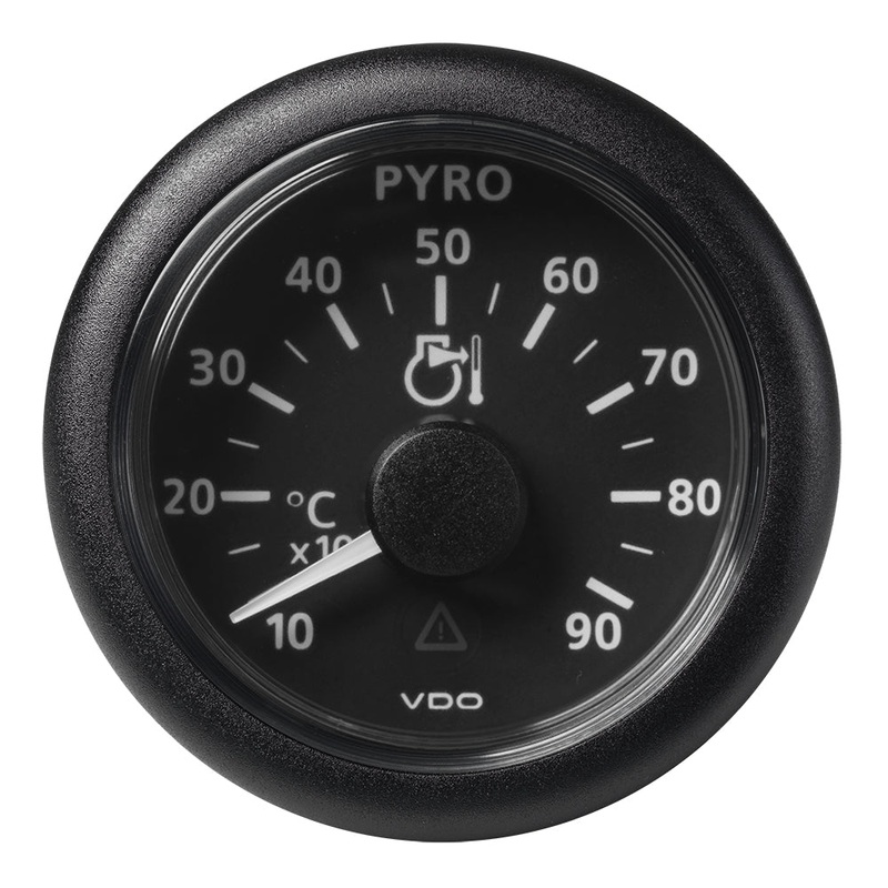 Veratron 52 MM (2-1/16") ViewLine Pyrometer - 100C to 900C - Black Dial & Bezel