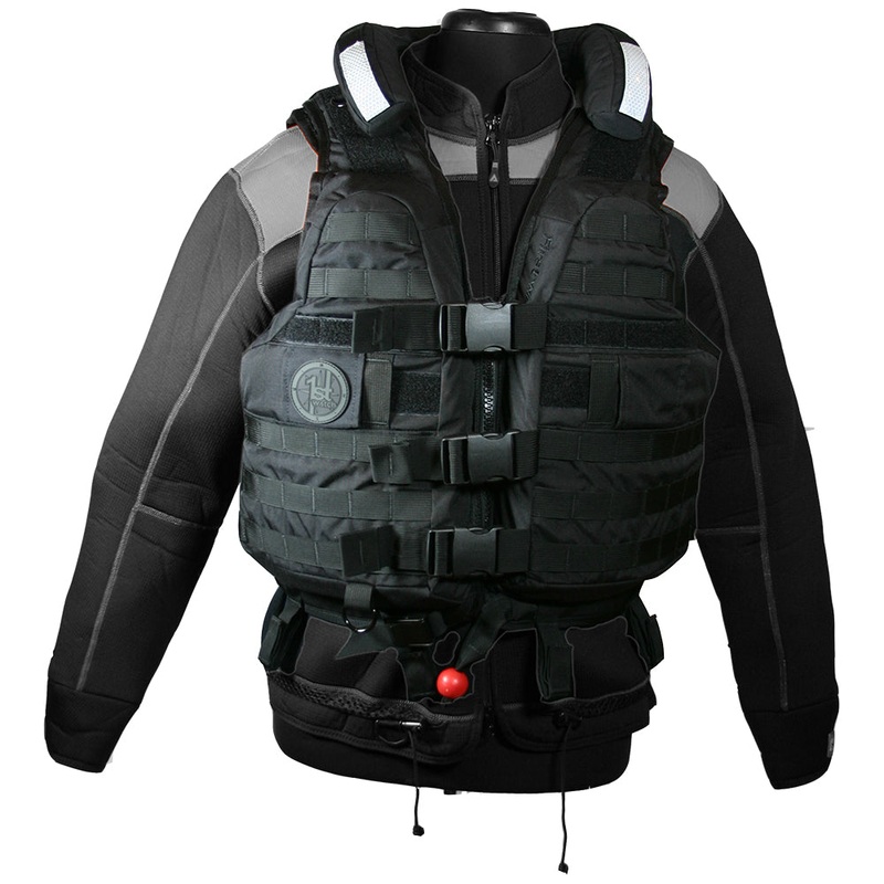 First Watch HBV-100 High Buoyancy Type V Rescue Vest - Medium-X-Large - Black