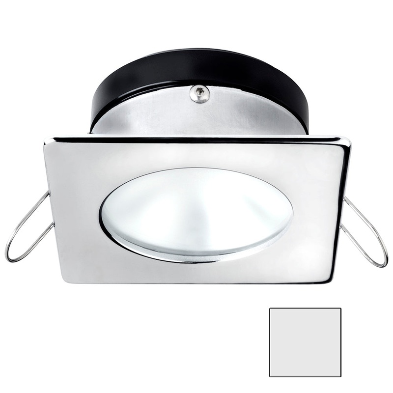 i2Systems Apeiron A1110Z - 4.5W Spring Mount Light - Square/Round - Cool White - Chrome Finish