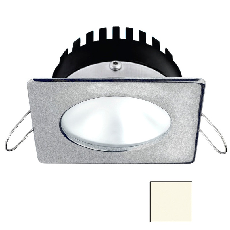 i2Systems Apeiron PRO A506 - 6W Spring Mount Light - Square/Round - Neutral White - Brushed Nickel Finish