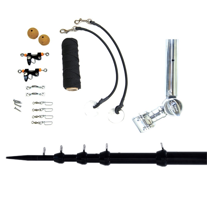 Tigress T-Top Clamp-On Telescoping System - 1-1/2" - Black