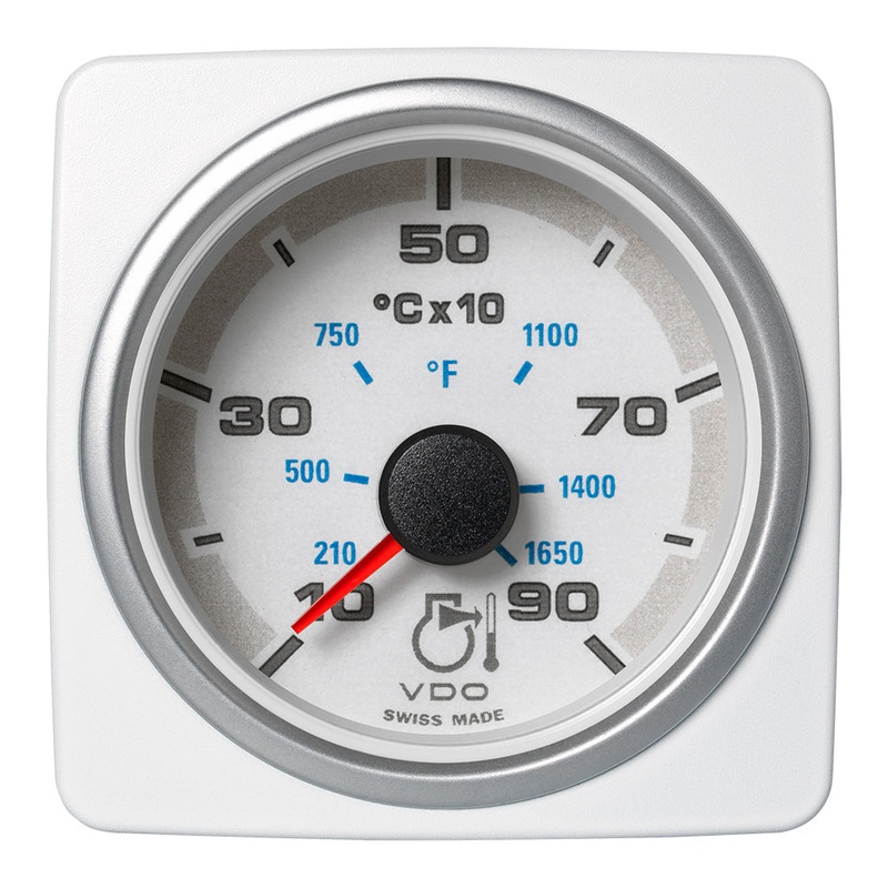 Veratron 52 MM (2-1/16") AcquaLink Pyrometer Gauge 900C/1650F - White Dial & Bezel