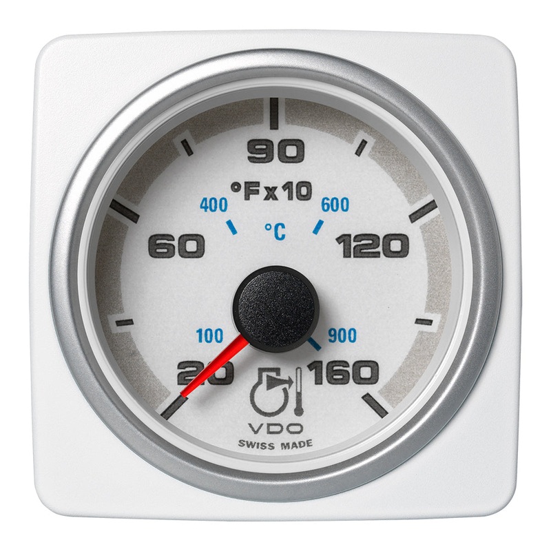 Veratron 52MM (2-1/16") AcquaLink Pyrometer Gauge 1650F/900C - White Dial & Bezel