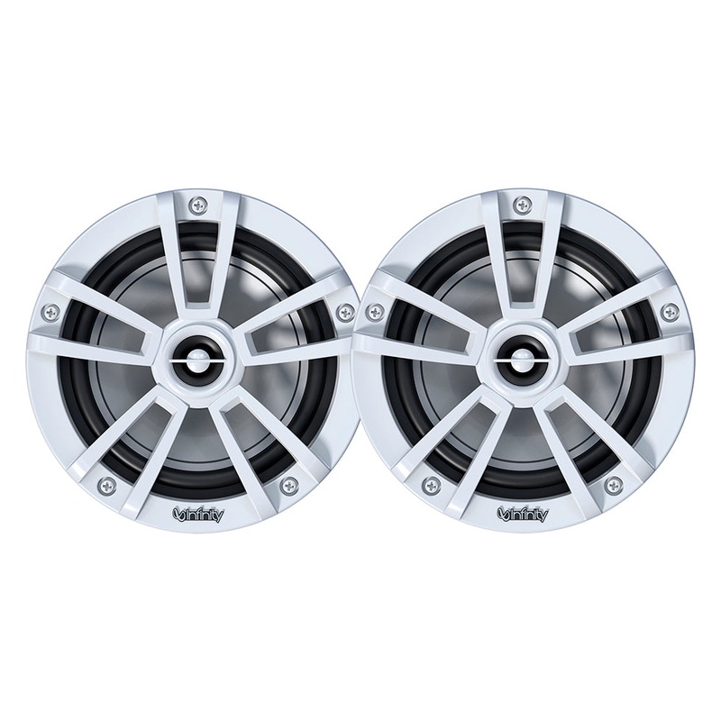 Infinity 6.5" Marine Reference Series Speakers - White - BULK PACKAGING