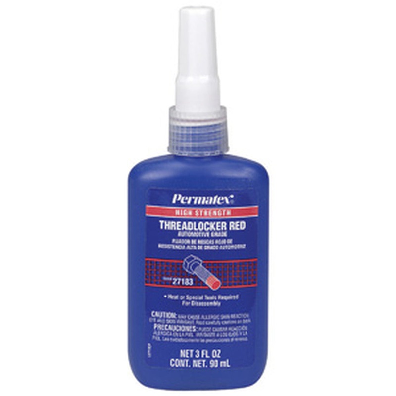 Permatex High Strength Threadlocker RED Bottle - 90ml