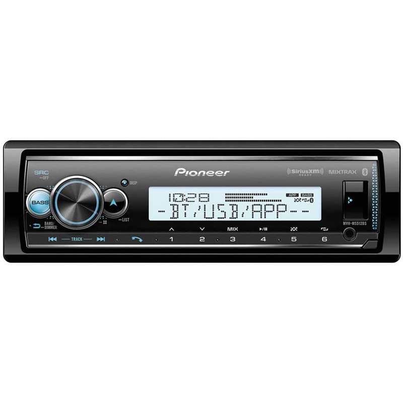 Pioneer MVH-MS512BS Marine Stereo w/ AM/FM/BT/SiriusXM