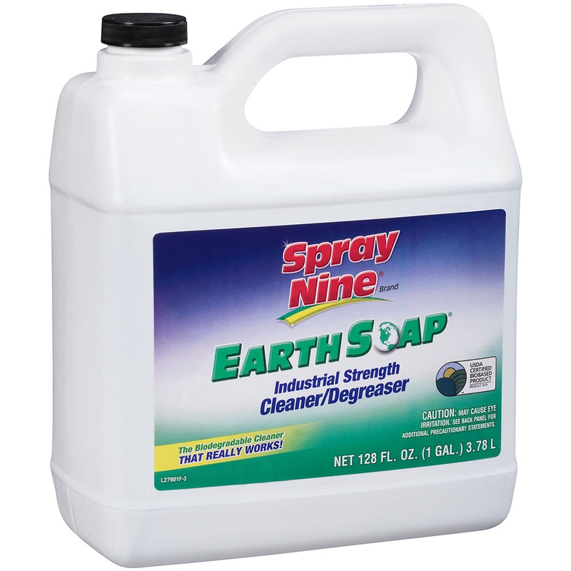 Spray Nine Bio Based Earth Soap Cleaner/Degreaser Concentrated - 1 Gallon