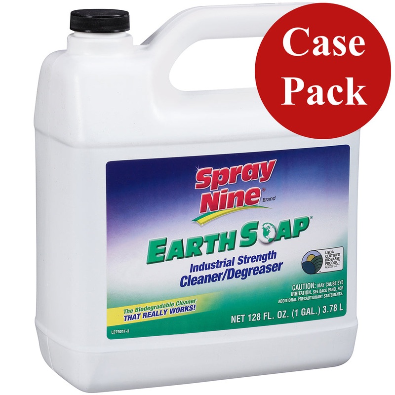 Spray Nine Bio Based Earth Soap Cleaner/Degreaser Concentrated - 1 Gallon *2-Pack