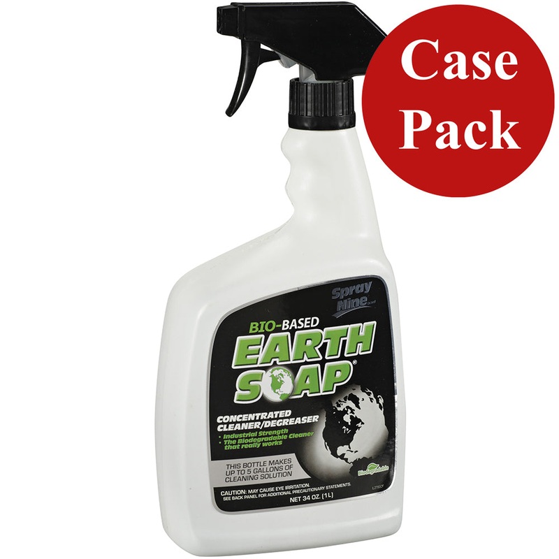 Spray Nine Bio Based Earth Soap Cleaner/Degreaser Concentrated - 32oz *6-Pack
