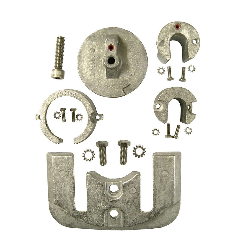 Performance Metals Mercruiser Bravo 1 Complete Anode Kit - Aluminum
