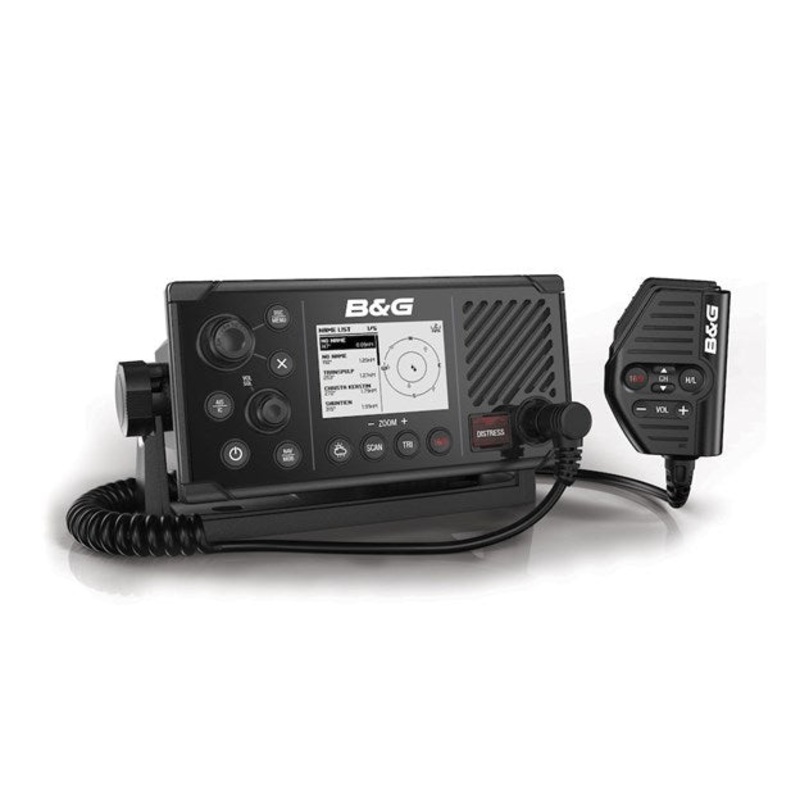B&G V60-B VHF Marine Radio w/DSC, AIS (Receive & Transmit) & GPS-500 GPS Antenna