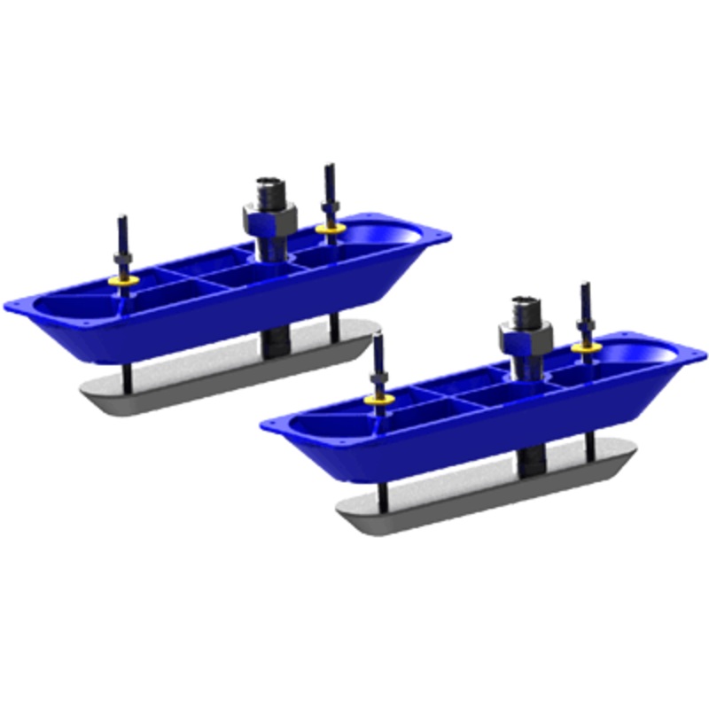 Navico StructureScanHD Sonar Stainless Steel Thru-Hull Transducer (Pair) w/Y-Cable