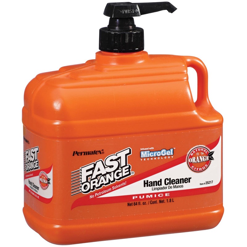 Permatex Fast Orange Fine Pumice Lotion Hand Cleaner - .5 Gallon