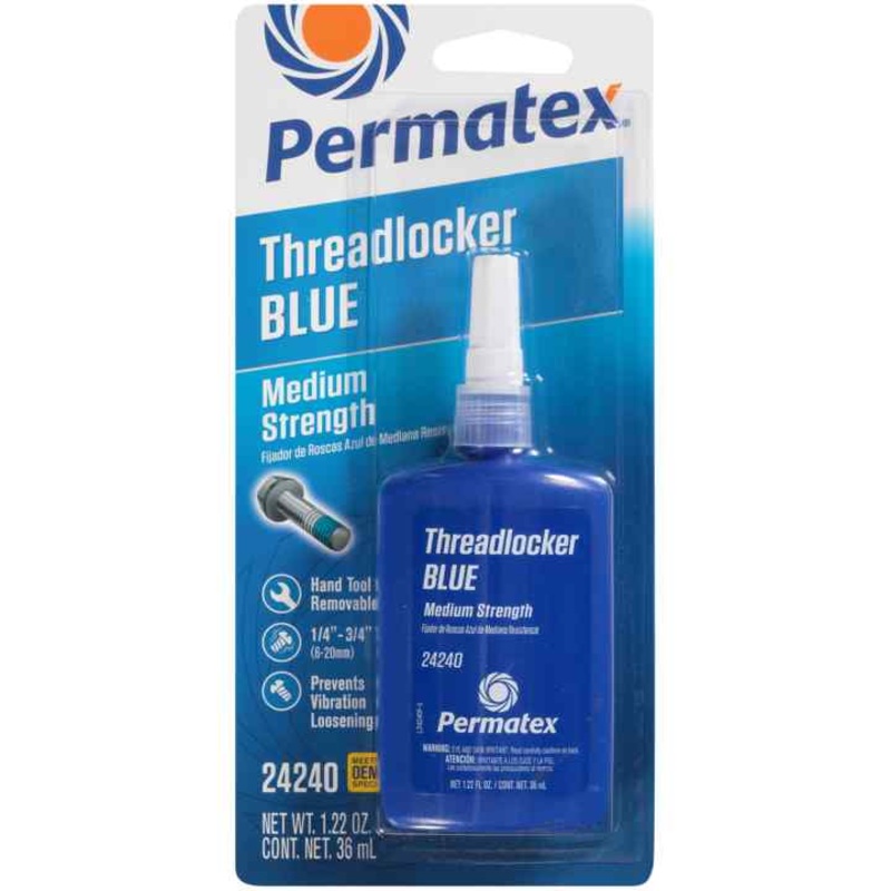 Permatex Medium Strength Threadlocker Blue - 36ml Bottle