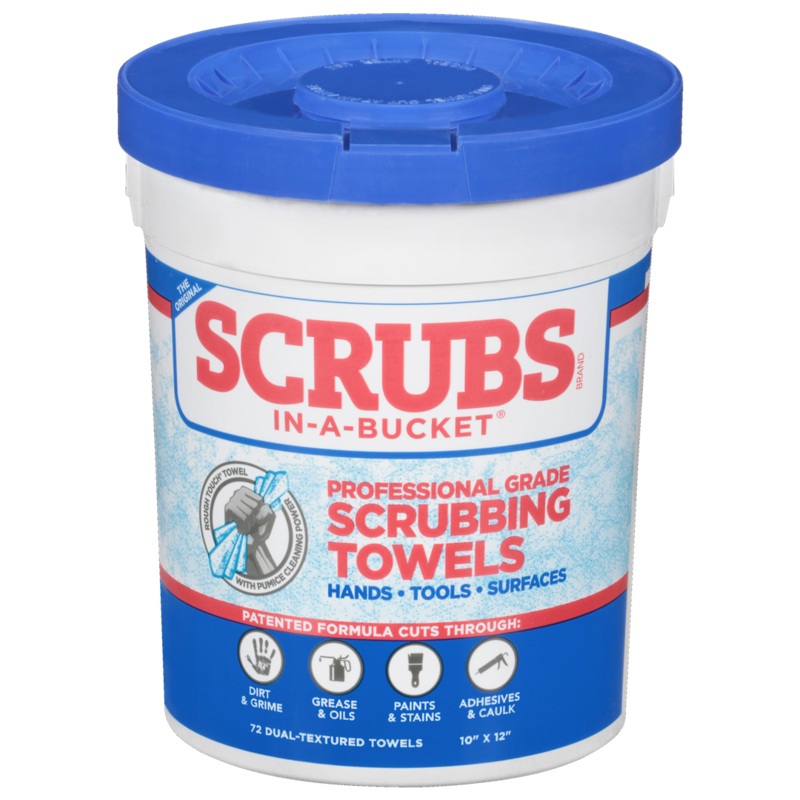 Permatex SCRUBS In-A-Bucket - 72-Piece