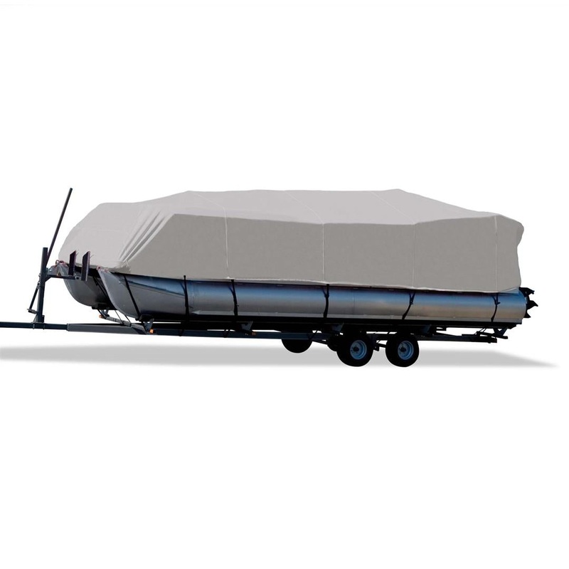 Carver Flex-Fit PRO Polyester Size 9 Boat Cover f/Pontoon Boats - Grey