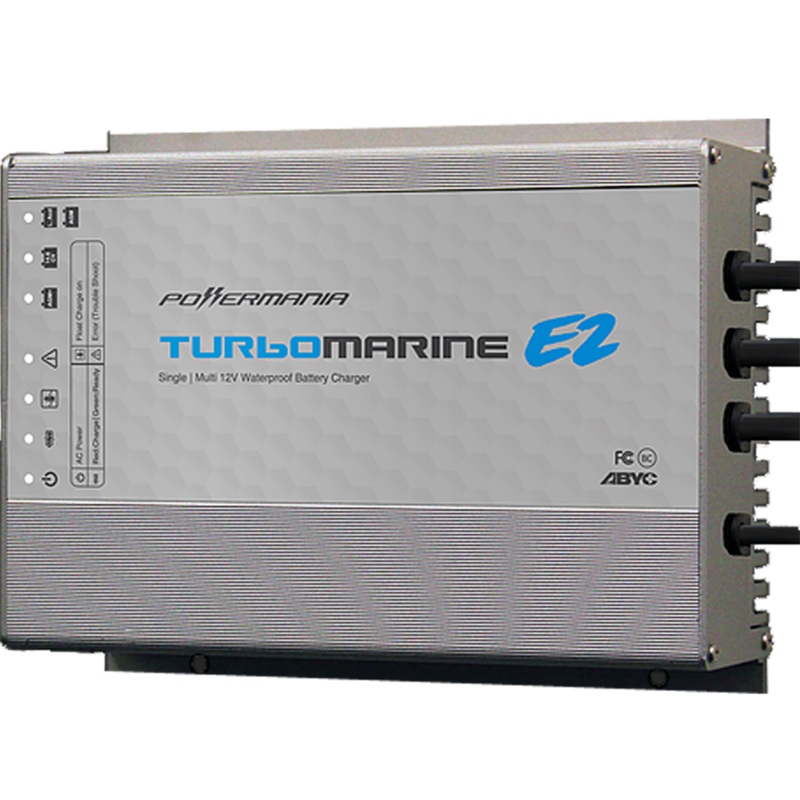 Powermania Turbo M115E2 15 Amp Single Bank 12VDC Waterproof Charger
