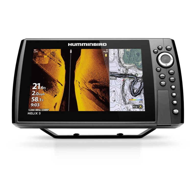 Humminbird HELIX 9 CHIRP MEGA SI+ GPS G4N with XM-9-HW-MSI-T Transducer