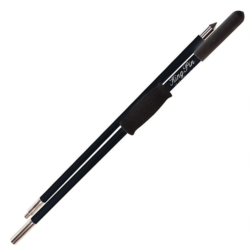 Panther 12' King Pin Anchor Pole - 2-Piece - Black