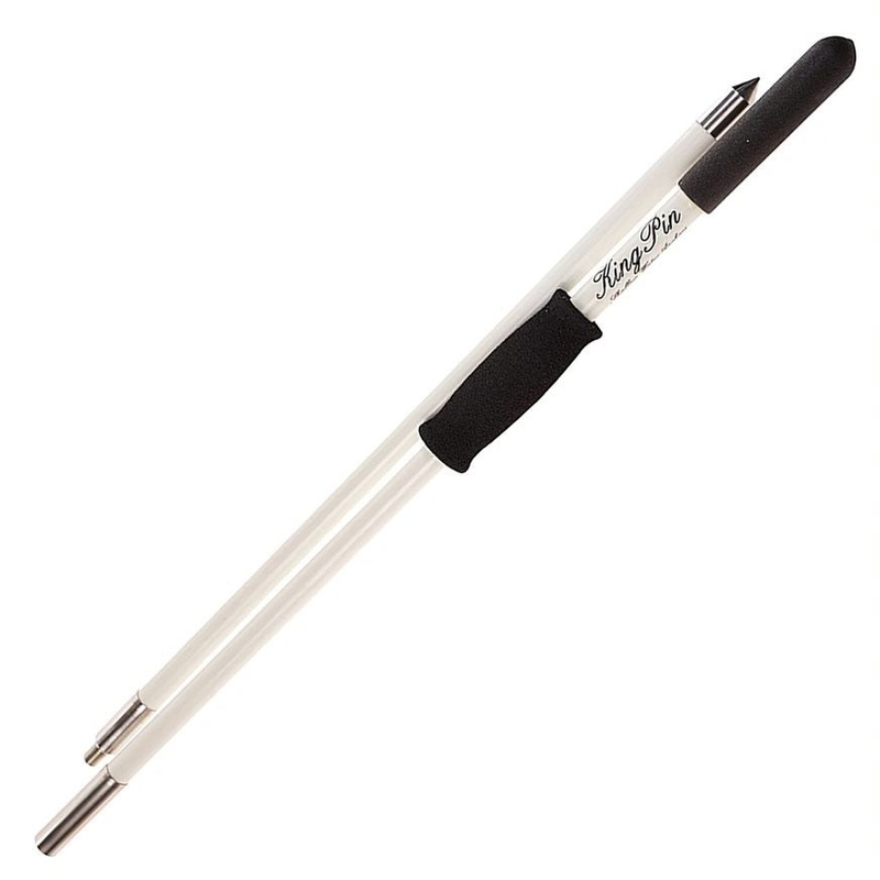 Panther 12' King Pin Anchor Pole - 2-Piece - White