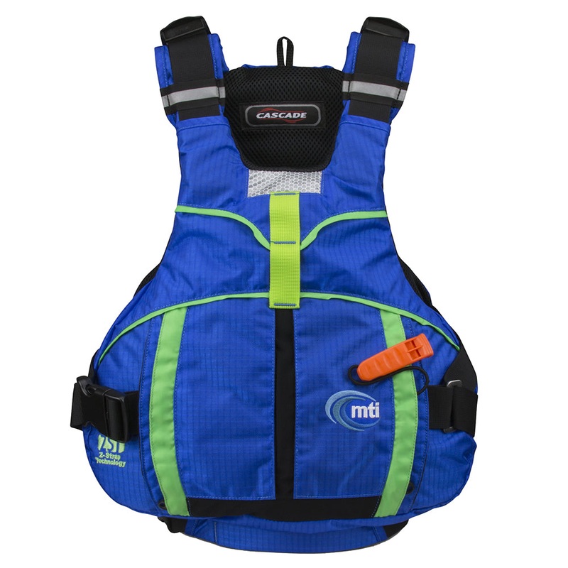 MTI Cascade Life Jacket - Bombay Blue/Lime - Large/X-Large