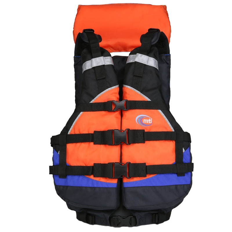 MTI Explorer V Rafting Life Jacket - Blue/Orange