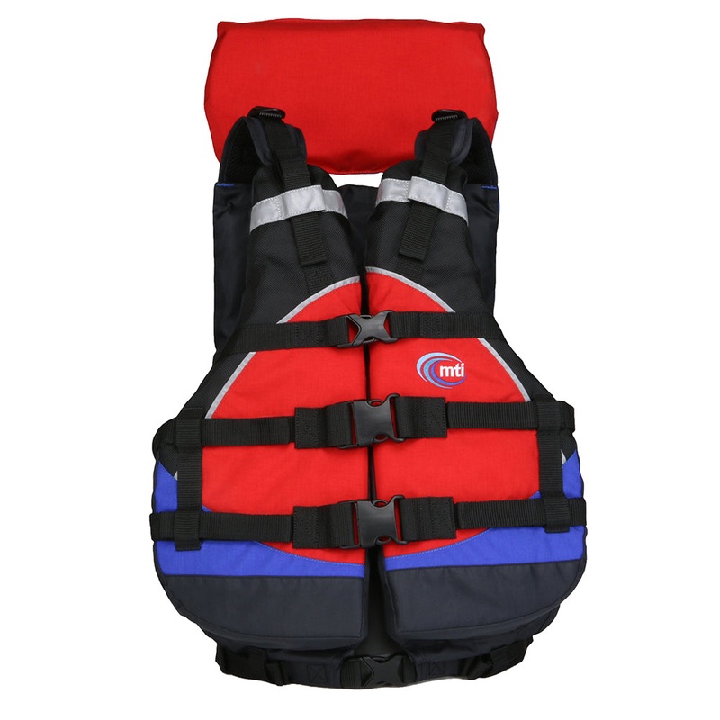 MTI Explorer V Rafting Life Jacket - Blue/Red